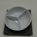 Cinf Ceramic Cereal Bowl 3 Section Separate Milk Keeps Fresh Crunchy Microwave Safe Anti Soggy Ice Cream Topping Yogurt Fries Ketchup Soup Salad Dessert Bowls Gifts