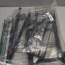 Orimade Over the Door Shower Caddy Adjustable 5 Tier Black, Bathroom Hanging Organizer Shelf Rustproof with 4 Hooks, Shower Basket with Soap Holder and Suction Cup