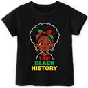 Kids Black History Shirt,Toddler Black History Month T-Shirt Boys Girls, African American Tee, 2-3T