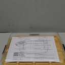 SpaceAid Charcuterie Board with Clear Lid, Portable Travel Cheese Cutting Boards for Picnic Accessories, Bamboo Serving Tray with Lids, House Warming Gifts, Black Handles, 8 Compartments