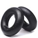 AR-PRO 11x4.00-5|11x4.50-5|11x6.00-5 Heavy Duty Replacement Inner Tube with TR-87 Bent Valve Stem (2-Pack) - for Wheelbarrows, Mowers, Hand Trucks and More