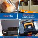 Labelife TZe-241 TZe241 TZe TZ Tape 18mm 0.7 Laminated White Replacement for Brother Label Maker Tape 18mm P Touch Label Tape 3/4 Inch for Brother PT-D400 PT-D410 PTD460BT PT-D610BT PT-D600, 4-Pack (Black on White)