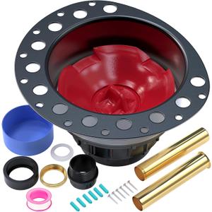 ITD35 Freestanding Tub Drain Rough-in Kit, Bathtub Drain Kit with with ABS Plastic Adapter and Brass Tail Pipes, Compatible with Freestanding Bathtub, Floor Mounted Bathtub and Copper Bathtub