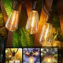 Brightown Outdoor String Lights Patio Lights, 100FT ST38 Shatterproof Dimmable Waterproof Connectable LED Christmas Lights, Hanging Outside Light for Backyard, Porch, Deck, Balcony, Garden, Home Decor