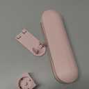 Rtauys R6 Rotating Electric Toothbrush for Adults, Fast Charge, Come with 8 Brush Heads (2 Types) and Travel Case, 5 Modes, 50000VPM Powered Toothbrush, 2 Minute Timer, Pink