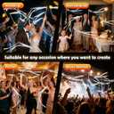 48 Pcs Light Up Wedding Wands Bulk with Ribbons & Bells, Romantic Fairy Light Wands with 3 Colorful Flashing Modes for Wedding Send Off, Bride Groom Exit, Party, Graduation, Concert