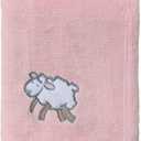 CREVENT 30''X40'' Light Cozy Plush Fluffy Warm Fleece Stroller Baby Blanket for Girl Infant Toddler Crib Cot Stroller, Baby Birthday Pink Sheep