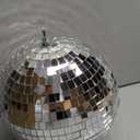 Alytimes Mirror Disco Ball - 8-Inch Cool and Fun Silver Hanging Party Disco Ball Big Party Decorations, Party Design