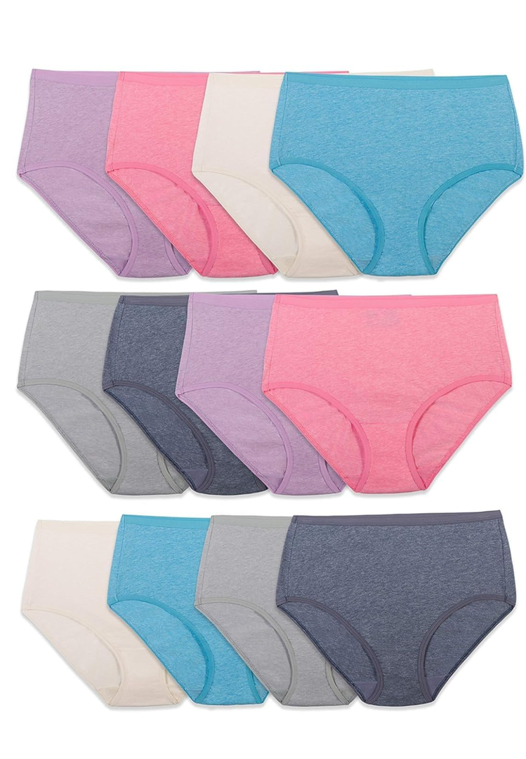 Fruit of the Loom Women's Beyondsoft Underwear, Super Soft Designed with Comfort in Mind, Size 9
