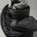 Sleeping Bags for Adults Cold Weather & Warm,Backpacking Camping Sleeping Bag for Tall Girls Boys,Lightweight,Compact,Waterproof Camping Gear for Traveling,Hiking,Hotel,Outdoor & Indoor (4lb-Black(R Zip))