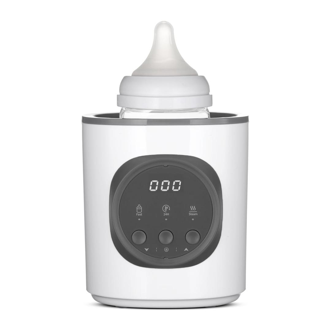 Vaundra Baby Bottle Warmer, Fast Baby Bottle Warmer for Breastmilk and Formula (White)