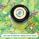 Affirmation Pickle Jar  60 Uplifting Notes for Self-Care, Funny Pickle Gifts for Teen Girls, Trendy College & Christmas Stuff, Cute Emotional Support Decor for Mindfulness