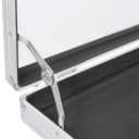 Card Display Case, Aluminum 34" L x 22" W Glass Display Case for Cards, 2-Pack XL Large Tabletop Display Case with Lock, Portable Trade Show Display for Jewelry MTG Cards and Collectible Cards