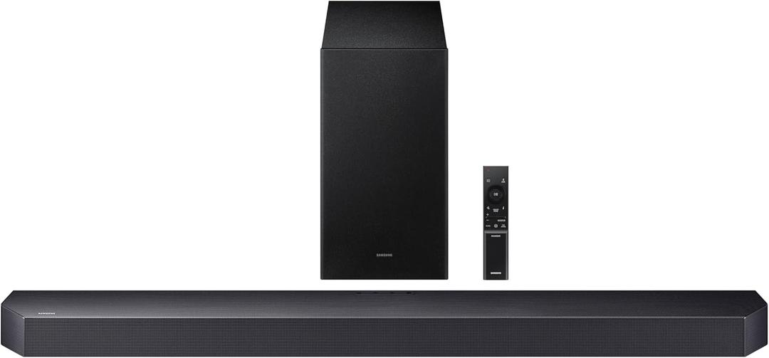 Samsung Q-Series Soundbar HW Q600F 3.1.2 ch Subwoofer (2025 Model) SpaceFit Sound Pro, Q-Symphony, Adaptive Sound