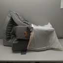 ENITYA Toddler Travel Bed – Portable Foldable Soft Foam Floor Bed for Kids 1–4yr, No Assembly, Washable Cover, Built-in Safety Rails, Compact for Travel & Home Use, Grey