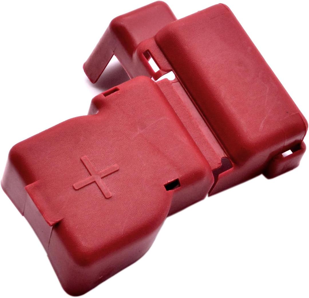 Positive Battery Terminal Post Cover Compatible For Nissan Sentra 2010-2019 Altima 2002-2006 Cube 2009-2014 Juke 2011-2017 Maxima 2004-2008 Rogue 2008-2015 Positive Cable Connector Cap Red