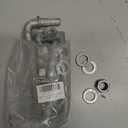 J-Bolt Post Hinge with 5/8" Hinge Pin Galvanized Post Gate Hinge for Chain Link Fence, Washers & Nuts Included (6" (4 Pcs))