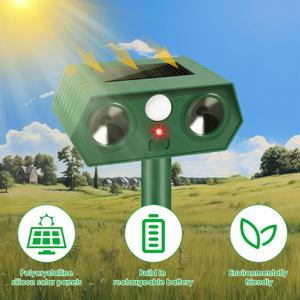 2025 Solar Animal Repellent Ultrasonic