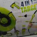 Axe Throwing Game for Backyard - Outdoor Games for Kids Adults Family - Bristle Target, Bow & Arrow, Throwing Axes, Ninja Stars Darts Includes - Archery Games for Yard Lawn Carnival