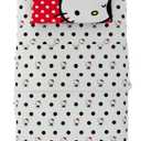 Franco Collectibles Hello Kitty Polka Dot Bedding Super Soft Microfiber 3 Piece Twin Sheet Set, (Officially Licensed Product)