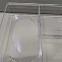 2Pcs 8-Section Clear Drawer Organizer, Large Acrylic Drawer Divider Tray for Desk,Bathroom,Office Makeup,Junk, Plastic Drawers Organizer 13.7" x 8.7" x 2"