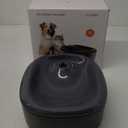 WOPET Dog Water Fountain for Large Dogs, 6L/205oz/1.7Gal Automatic Dog and Cat Water Fountain, Pet Water Dispenser with 2 Filters, Ultra-Quiet Pump, Great for Large Dogs Cats and Multi-Pet Home