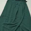SCOMCHIC Women's Plus Size Dress Sleeveless Spaghetti Strap Cowl Neck Wrap Party Cocktail Cami Dress (3X-Large Plus, Emerald Green)