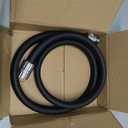 Giraffe Tools Garden Hose 5/8", Custom Length, Heavy Duty, No Kink, Flexible, Rubber Garden Hose, Leakproof Water Hose, 600 Burst PSI, 5ft Male to Female Hose