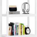 Tribesigns 4-Tier Open Bookshelf, 70.8" Industrial Wood Bookcase Storage Shelves with Metal Frame, Freestanding Display Rack Tall Shelving Unit for Office, Bedroom, Living Room (White, 1PC)