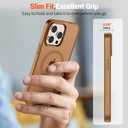 SUPFINE Magnetic for iPhone 14 Pro Case (Compatible with MagSafe) (Military Grade Drop Protection) Translucent Matte Shockproof Phone Cover,Brown