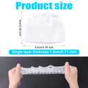 2 x 4pcs Silicone Toe Separators, Toe Spacers for Women Soft High Elasticity Toe Dividers Spreaders with Breathable Holes Foot Support Correct Comfort Corrector Tool for Overlapping Toes