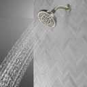 Delta Faucet 8-Spray Touch-Clean Shower Head Brushed Nickel, Delta Shower Heads, Showerhead, Brushed Nickel Shower Head, 2.5 GPM Water Flow, Stainless 75898CSN