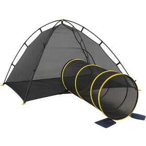 Product Image Outback Jack Outdoor Cat Enclosures for Indoor Cats (Portable Cat Tent, Outdoor Cat Tent, Cat Tunnel, and Playhouse) Play Tents for Cats, Outside Enclosure (Kitty Compound Play House)