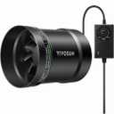 VIVOSUN 6” Inline Booster Duct Fan with Speed Regulator, 345 CFM Quiet Exhaust Fan for HVAC Ventilation in Grow Tents, Basements, Bathrooms, Kitchens, and Attics