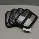 4 Packs Clear Toy Storage Bags, PVC Waterproof Toy Organizer with Zip Reusable Bags for Building Blocks, Board Game, Puzzles, Kids Books, Stationery