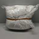 Three Geese White Goose Feather & Cotton Pillows King Size Set of 2  Soft 600 Thread Count 100% Cotton, Medium Firm,Soft Support,White Solid