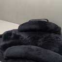 Werner Christ Horse Bareback Pad Premium Plus, Made of Real Sheepskin in Charcoal Size Full