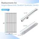 S611N2 (2-Pack) nexgrill Replacement Parts 4 Burner for Nexgrill 4 Burner 720-0830H 720-0830D 720-0783C 720-0783E 720-0958A Stainless Steel Grill Grate, Grill Burner, Heat Plate, Igniters
