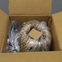 Rattan Table Lamp, Stepless Dimmable Small Beside Lamp, Vintage Wicker Wooden Nightstand Boho Bamboo Woven End Table Lamps for Bedroom Living Room Desk Kids Room, 2700K T45 LED Bulb Included