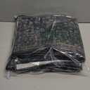 GarveeHome Washable Kitchen Runner Rug, Floral 2x6 Rug for Hallway Non Slip Stain Resistant, Ultra-Thin Boho Soft Hallway Rug Botanical Carpet for Entryway, Laundry Room, Bathroom Dark Black