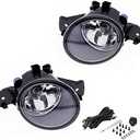 Driving Fog Lights Lamps Replacement for 2004-2018 Nissan Sentra & 2010-2015 Nissan Altima & 2007-2014 Nissan Maxima with H11 12V 55W Halogen Bulbs & Switch
