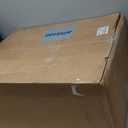 EKO Deluxe Mirage-T 50 Liter / 13.2 Gallon Touchless Rectangular Motion Sensor Can, Matte Black Stainless Steel Finish