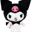 Kuromi Cuddle Pillow Buddy, Kids Bedding Super Soft Plush Kawaii Pillow, (Officially Licensed Product) By Franco Collectibles