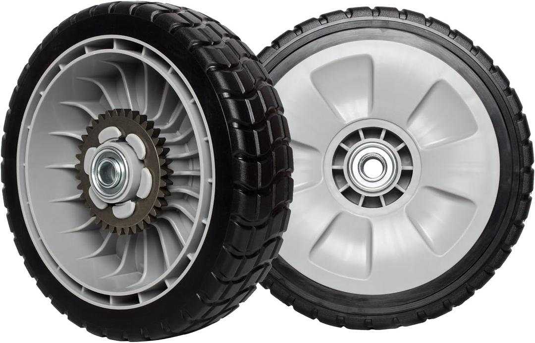 Set of 2 Lawn Mower Rear Drive Wheels Compatible with HRR216 HRS216 HRT216 Walk Behind Lawn Mower - Replaces 42710-VE2-M02ZE 42710-VE2-M00ZE 42710-VE2-M01ZE 42710-VG3-B00
