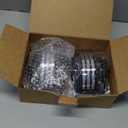 2Pcs Sequential LED Side Mirror Marker Light for Ford F150 2015-2023, F250 F350 F450 F550 Super Duty 2017-2023 Amber Dynamic Blinker Indicator Turn Signal Light White Driving/Running Light Clear Lens