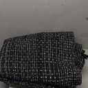 Indoor Outdoor Rug Braided Area Rug Washable Kitchen Tassel Rug 6x9, Black and White Striped Rug Cotton Rugs Farmhouse Decor Reversible Laundry Room Mat Patio Rug Front Porch Mat (69)