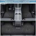 Mixsuper Corolla Floor mats-Floor mat for Toyota Corolla 2014-2019(NO FIT Corolla im & Hatchback),All Weather TPE Rubber Floor Liners Protection for Corolla Accessories,2 Row Anti-Slip Car Mats, Black