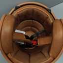 TRIANGLE 3/4 Motorcycle Helmet,Retro Open Face Adults Helmets with Visor,Half Face Moped Helmet for Men & Women,DOT Approved Helmets for Cruiser Scooter(M)