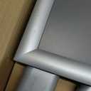 DISPLAYSWORKER Adjustable Heavy Duty Pedestal Sign holder floor Stand,sign stand poster stand Aluminum Snap Open Frame,Standing Floor for 8.5x 11 inch,Vertical/Horizontal View,SILVER