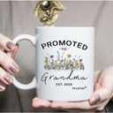 Promoted To Grandparents 2026 Coffee Mugs - New Grandma And Grandpa 2026 Mugs Set, Pregnancy Announcement For Grandparents Mug Set 11 oz (Grandparents 2026)